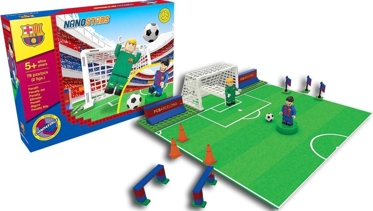 Megableu 7305 NanoStars - Penaltyset FC Barcelona - bouwspeelgoed