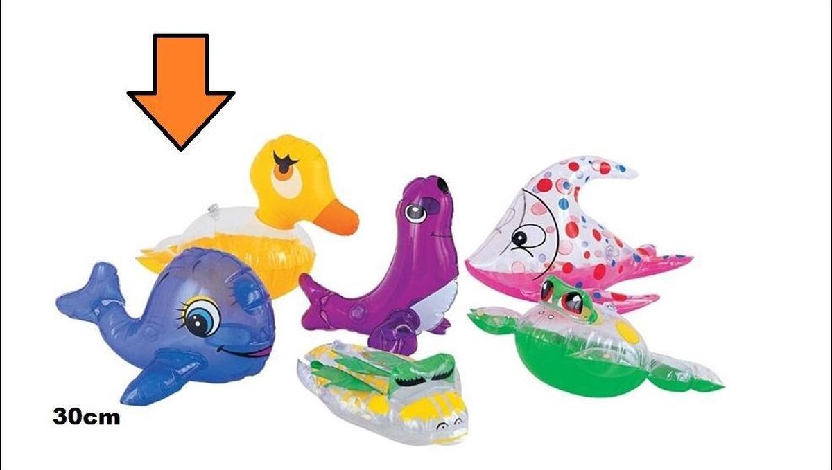 Splash and play badeend 30cm