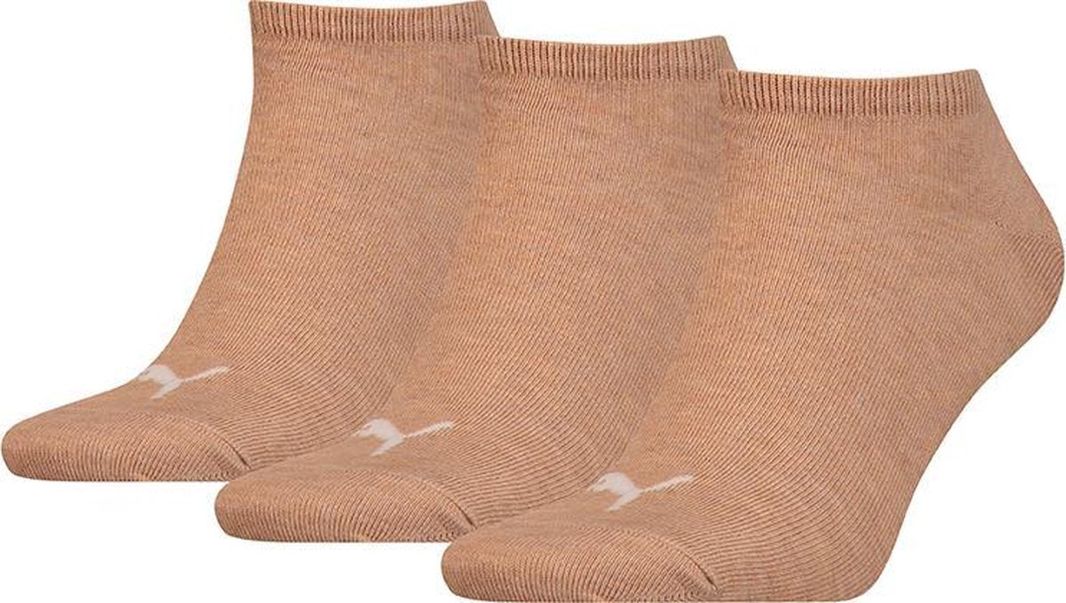 PUMA - 3-Pack Sokken Invisible beige - Unisex - 43-46
