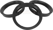 4 X Centreerringen Naafdiameter 58.1 mm Velggat diameter 67.1 mm voor aluminium velgen