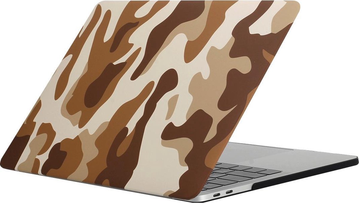 Mobigear Hard Case Camouflage Print Bruin Macbook Pro 13 inch Thunderbolt 3 (USB-C)