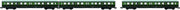 Arnold - 3-unit Set Coaches Dr Iii Livery Light Gr/gr Fab. Bellows