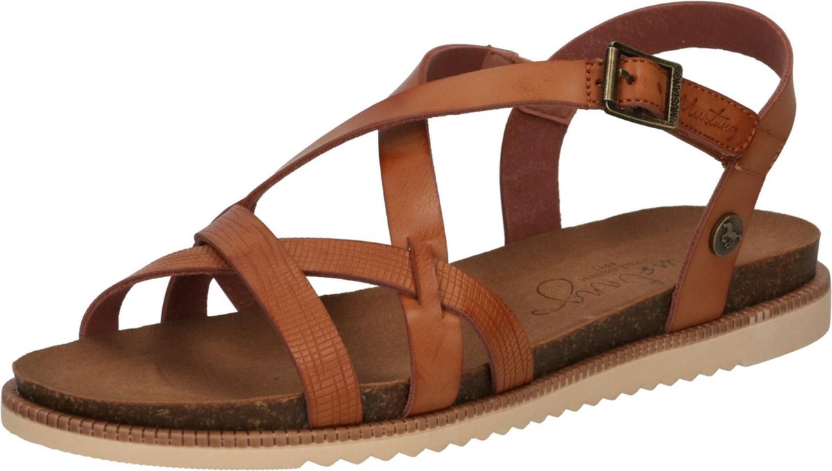 Mustang - Dames schoenen - 1392801 - cognac - maat 42