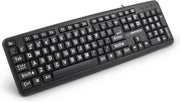 Esperanza EK129 toetsenbord USB QWERTY Brits Engels Zwart