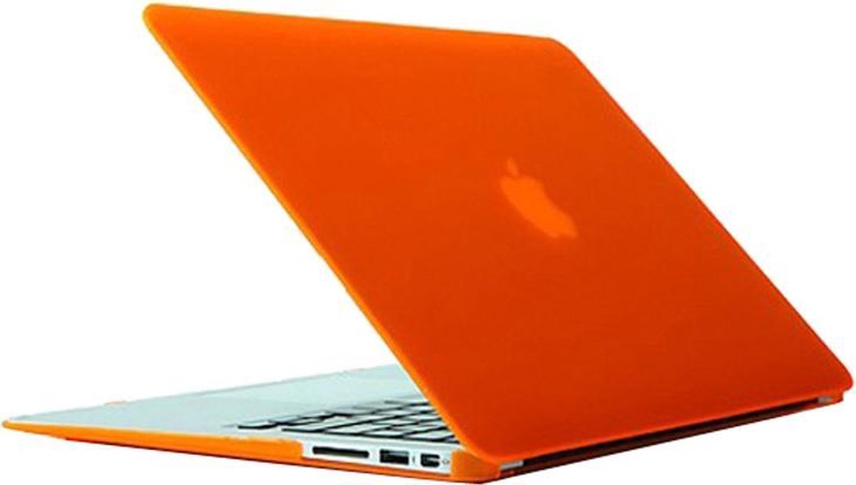 Mobigear Hard Case Frosted Oranje voor Apple MacBook Air 13 inch