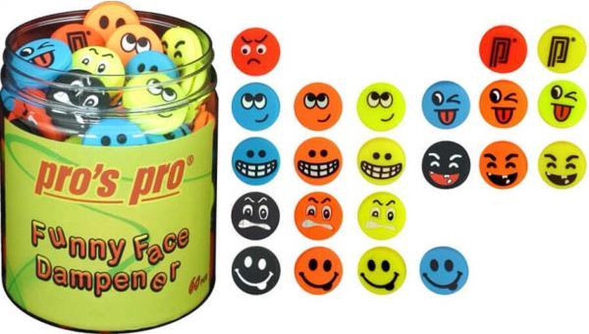 Pro's Pro Funny Face dempers 60 stuks