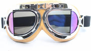 Creme pilotenbril multi kleur glas