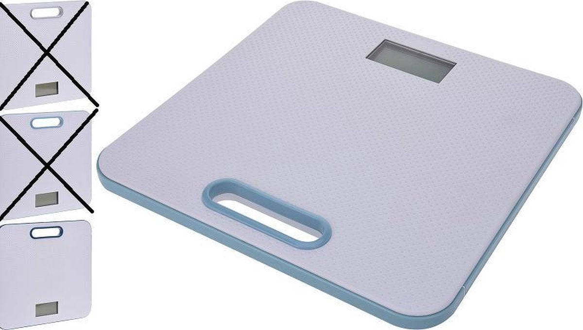 Bathroom Solutions PERSONENWEEGSCHAAL HANDVAT 150KG donker blauw