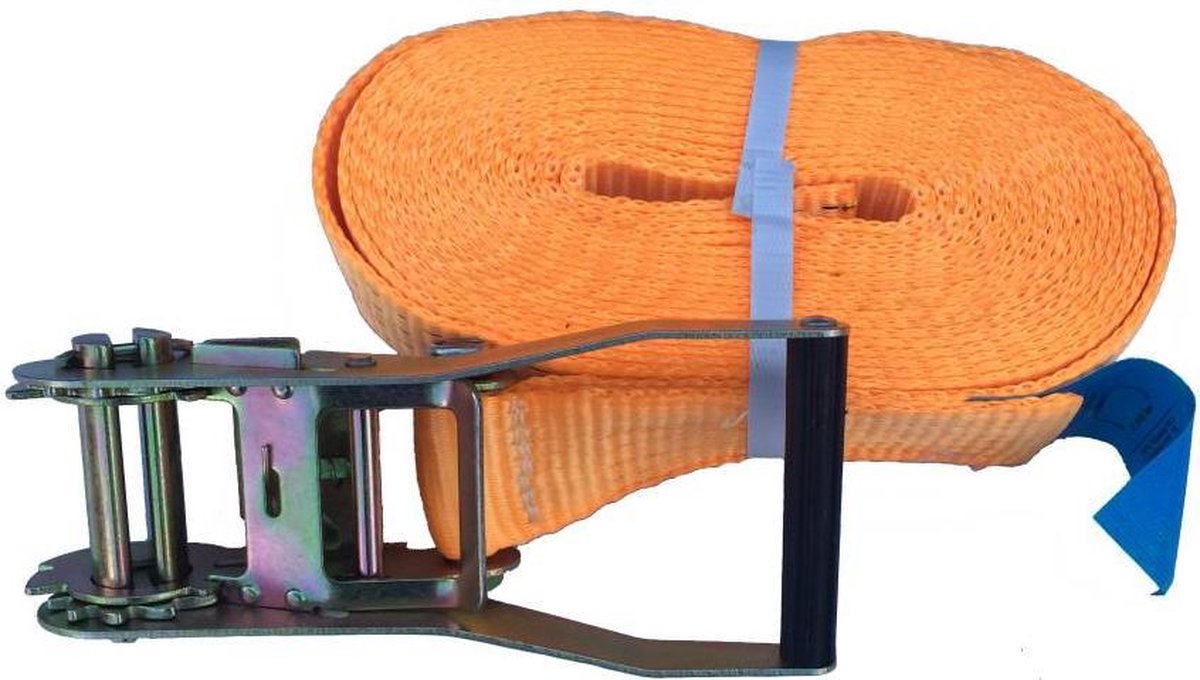 Spanband oranje 860x5 cm (5000 kg)