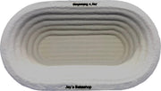 Jay's Bakeshop Rijsmandje-Ovaal-Houtvezel-Ribbel-Zuurdesem-23x12x7cm