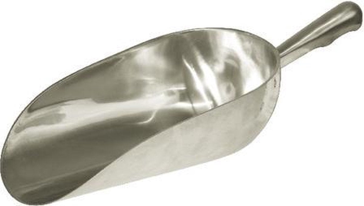 Aluminium voerscheppen in diverse maten 270 mm lengte
