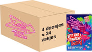 Let's - Biet & Aardbei smaak - Groente & Fruit Snoep - 4 doosjes x 90 gram - omdoos / grootverpakking