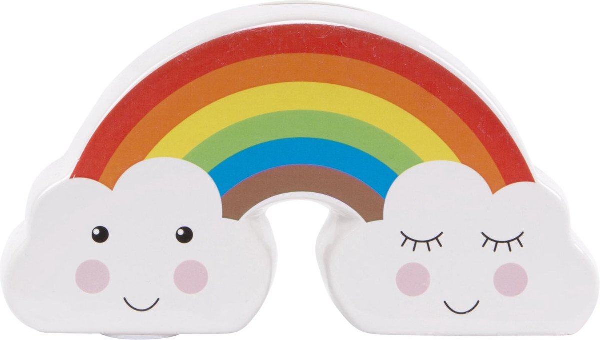 Sass & Belle Regenboog Spaarpot uit de Clouds collectie