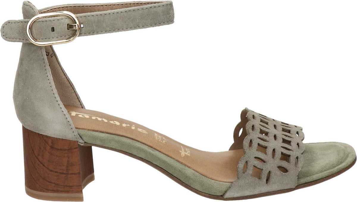 Tamaris dames sandaal - Kaki - Maat 40