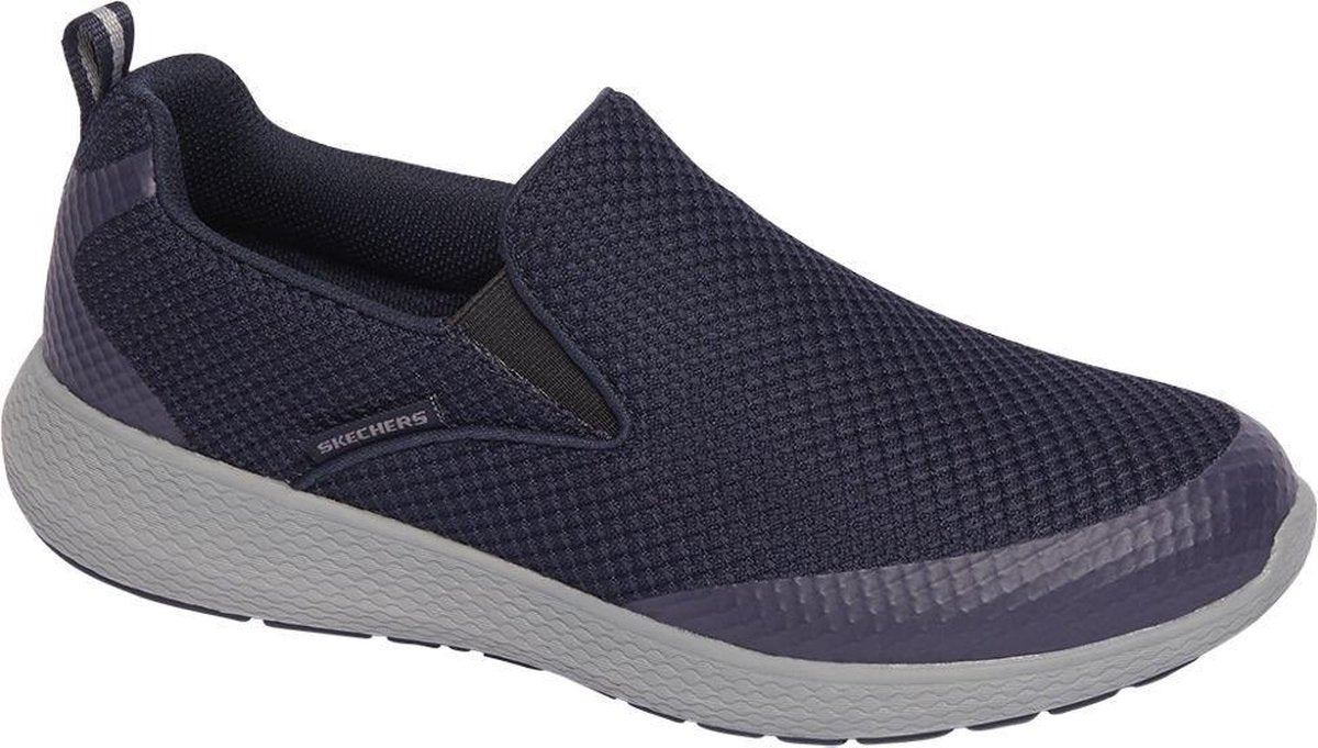 Skechers Heren Blauwe instapper memory foam - Maat 41