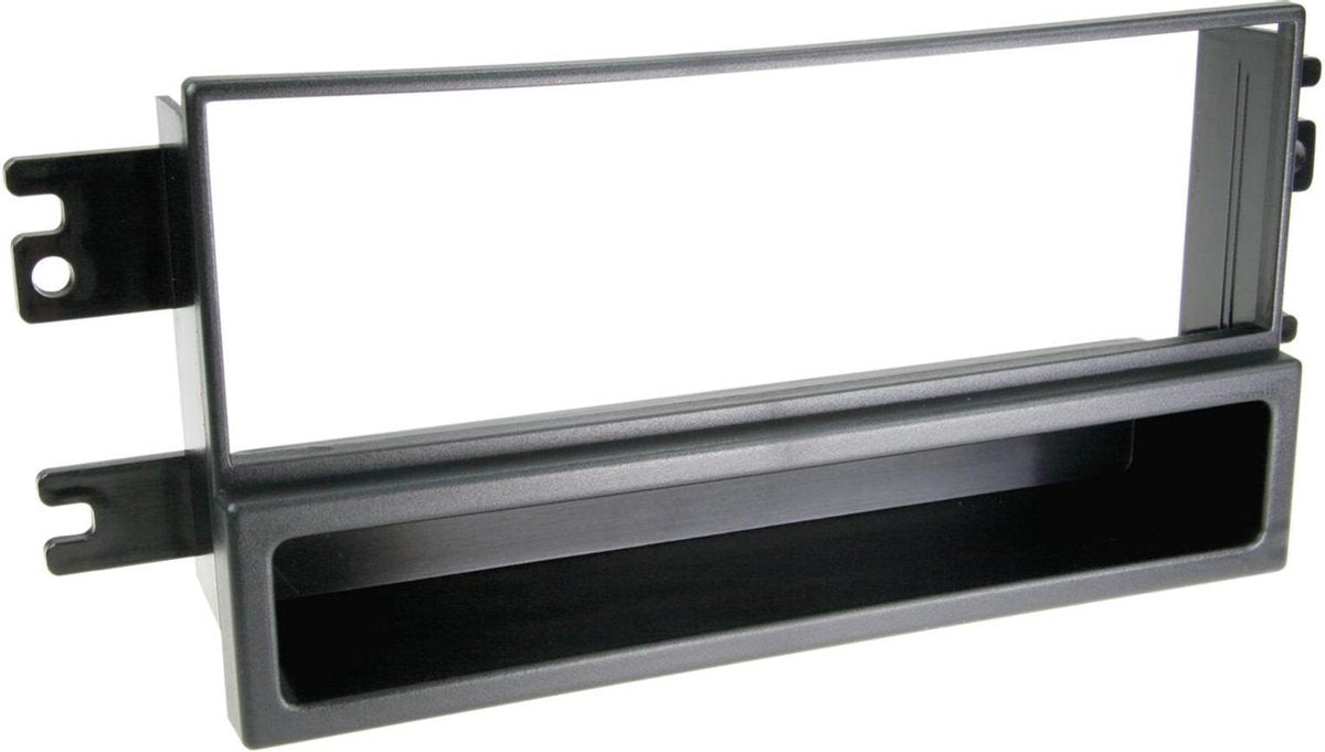 1-DIN Paneel met aflegbakje. Kia Cerato 2003-2005 Kleur: Zwart