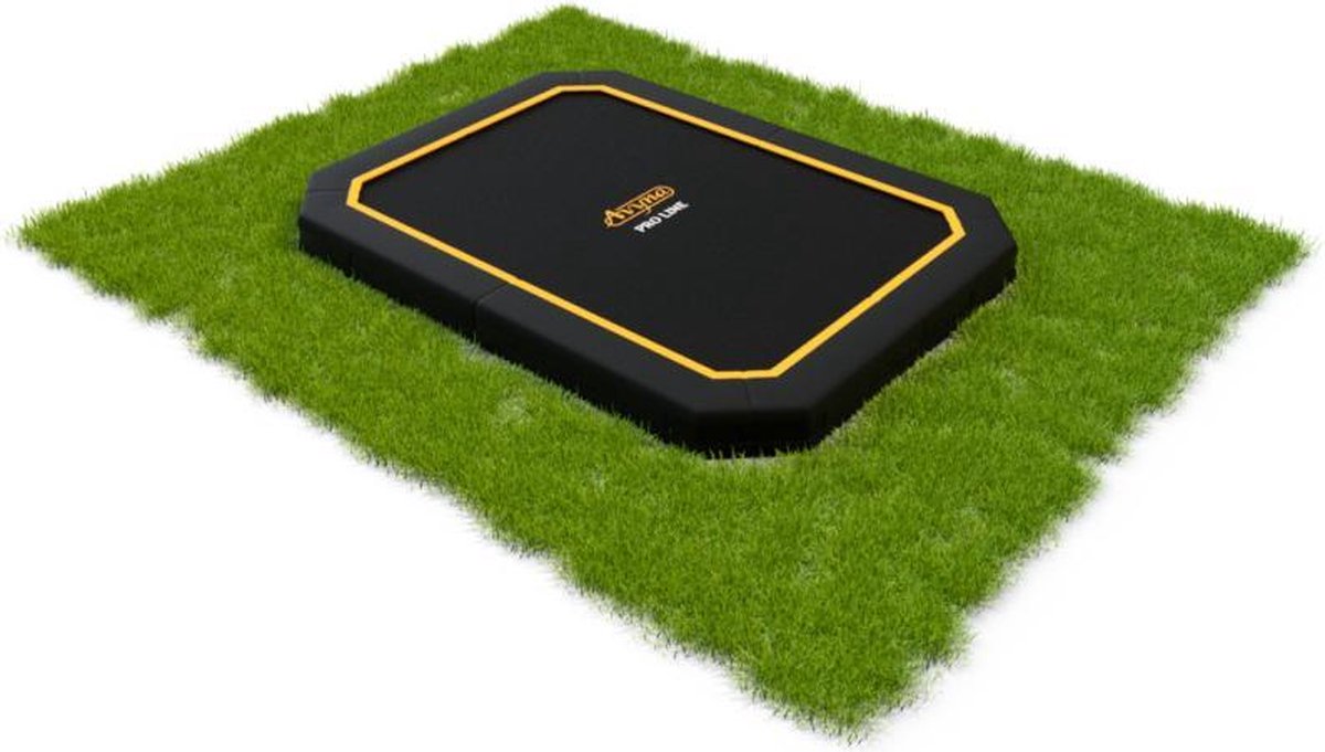 Avyna Pro-Line Inground Trampoline 380 x 255 cm (238) zwart - Black Edition