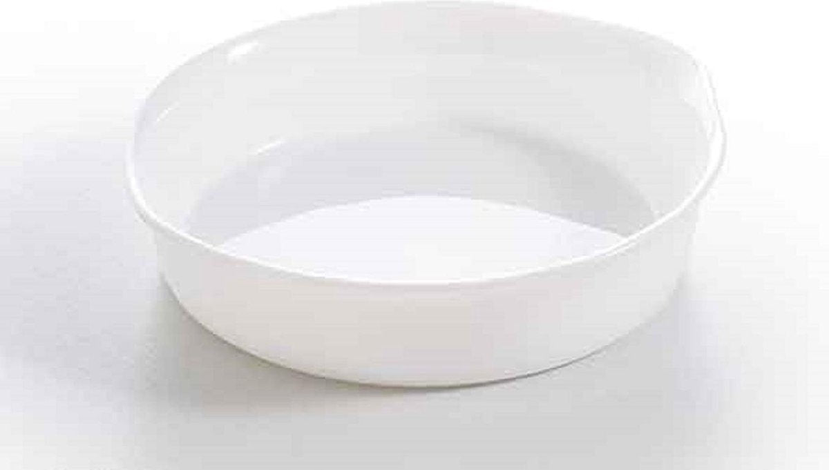 Smart-Cuisine Witte Creme Brulee Kommetjes D14cm - Glas (set van 12)
