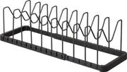 Yamazaki - Extendable Pot Lid & Pan Holder Black