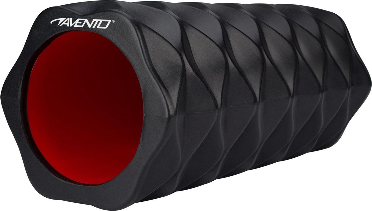 Avento Massage Roller Foam - Profiel - Zwart/Roze