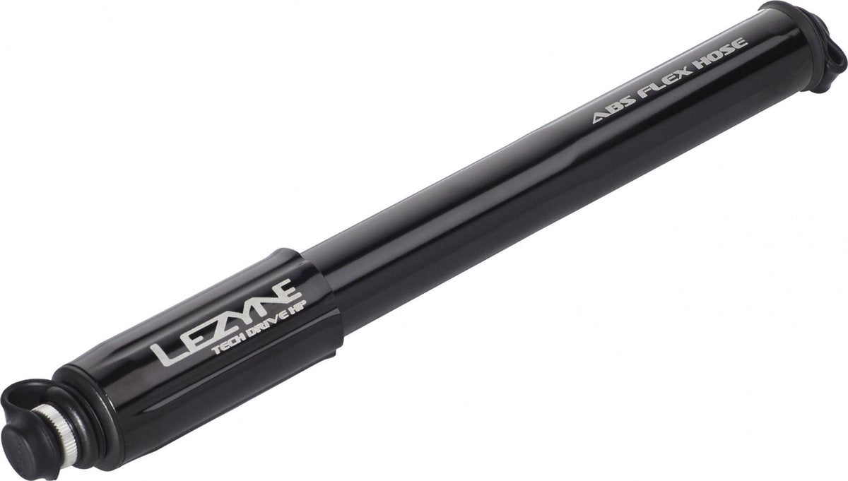 Lezyne Tech Drive HP Medium - Minipomp - Aluminium - Presta/Schrader Ventiel - Zwart