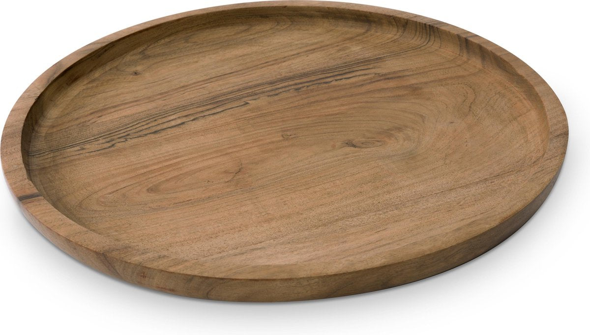 VTwonen - Dienblad - Acacia hout - Ø 38 cm