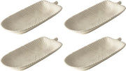 Deco schaaltje 24cm Wit - set 4 stuks