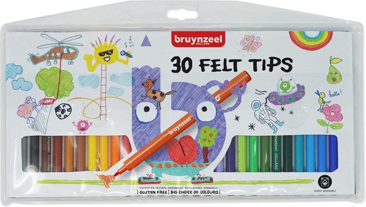 Bruynzeel Kids 30 viltstiften