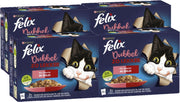 Felix Dubbel Zo Lekker Mix Selectie in Gelei - Kattenvoer - 48 x 85g