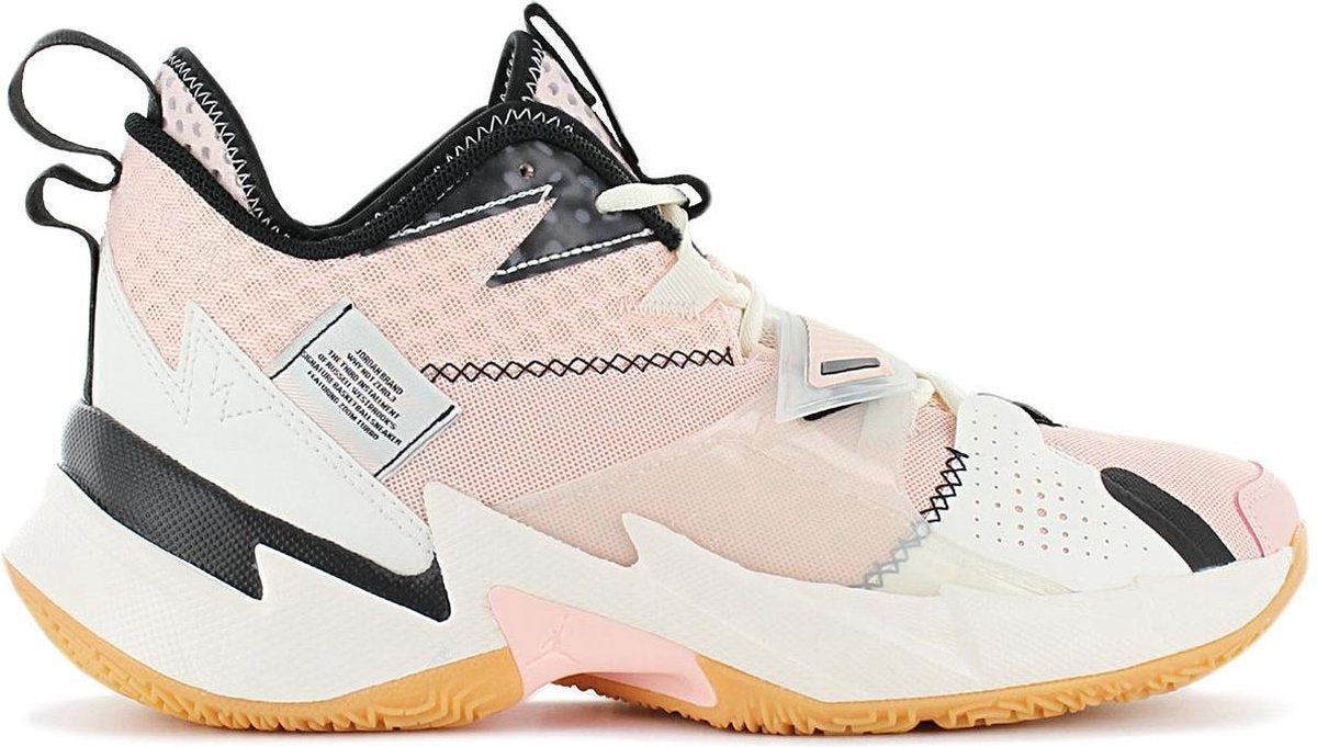 Air Jordan Why Not Zero.3 - Heren Basketbal Sport Schoenen Sneakers  Roze-Beige CD3003-600 - Maat EU 46 US 12