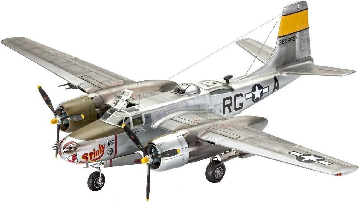 A-26B Invader Revell - schaal 1 -48 - Bouwpakket Revell Luchtvaart