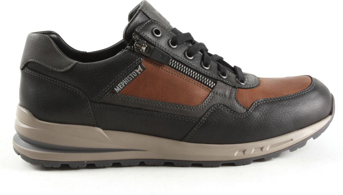 Heren Veterschoenen Mephisto Bradley Black Zwart - Maat 10