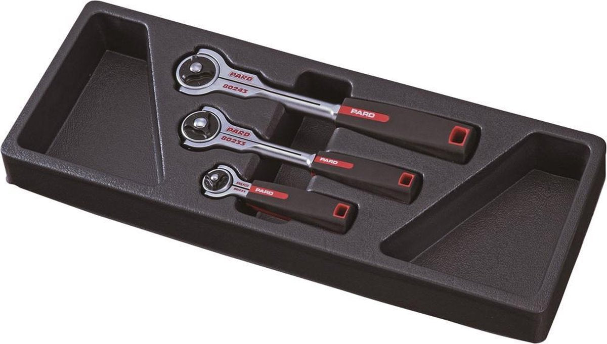 Huvema 1/2'' & 1/4'' & 3/8'' 72-tands flexibele Ratelset PA4033T