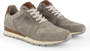 Travelin' Welton - Sportieve Leren Herensneaker - Licht Grijs Leer - Maat 41
