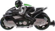 Jonotoys Motor Met Afschietfunctie Jongens 15 Cm Zilver/groen