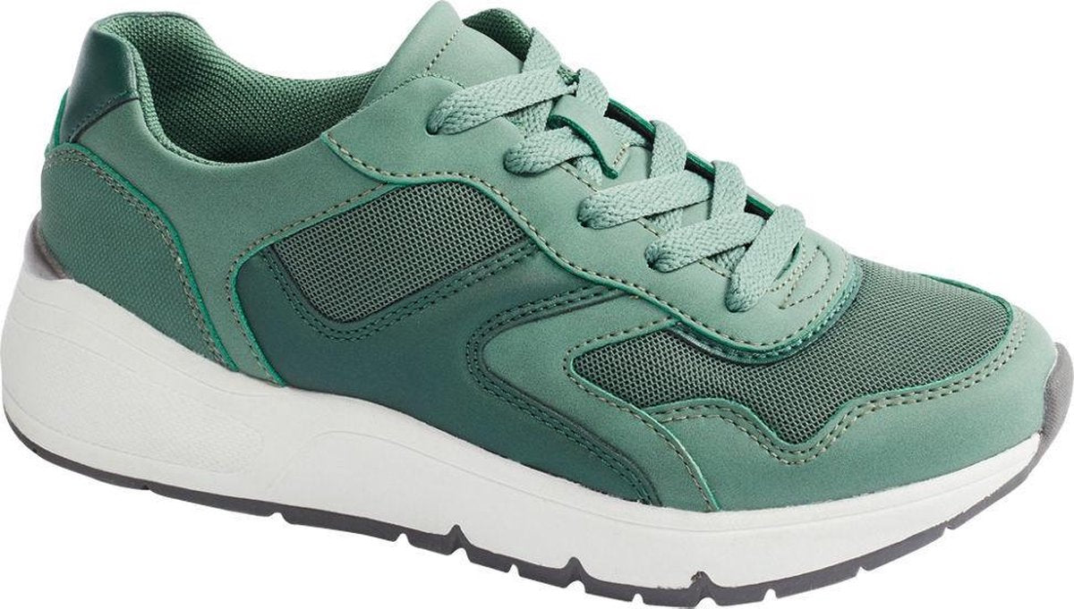 Graceland Dames Groene chunky sneaker - Maat 38