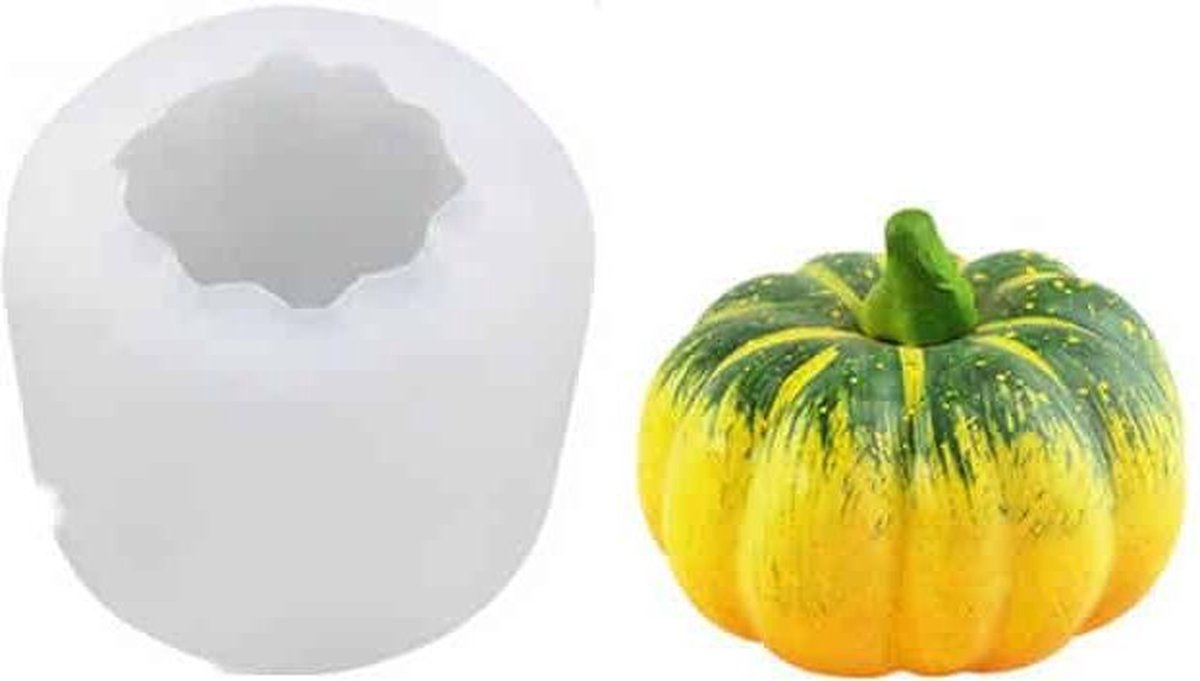 Halloween driedimensionale pompoencake DIY geurkaars siliconen mal