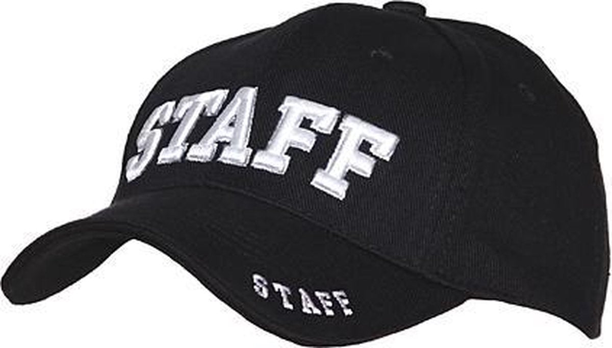 Fostex baseball cap Staff zwart