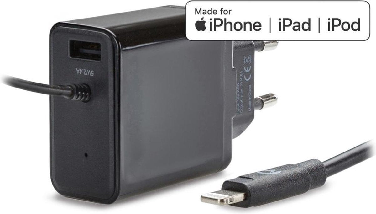 Mobilize Thuislader Smart 1m Light En Usb 4.8a