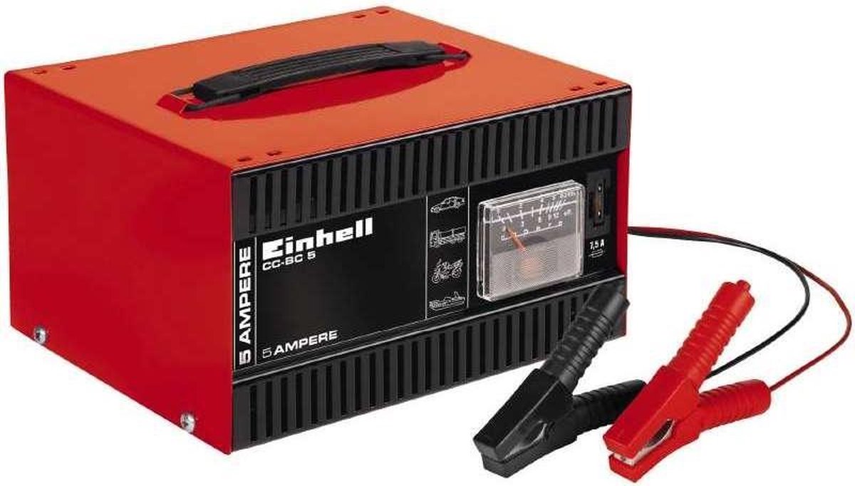 Einhell CC-BC 5 Acculader voor de auto Zwart