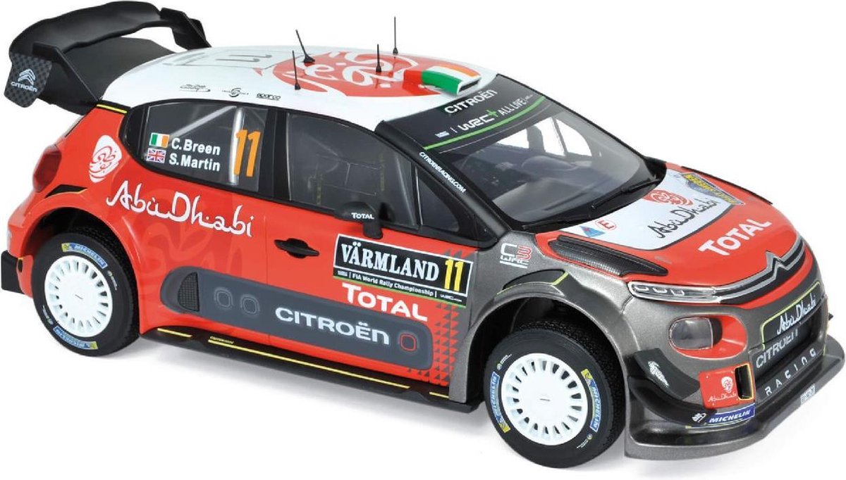 CitroenC3 WRC #11 Rally Suede 2018