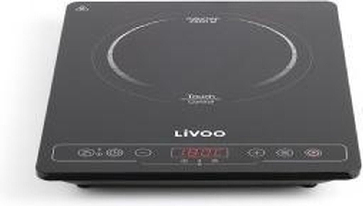 LIVOO DOC235 Enkele inductiekookplaat - 22 cm - van 60 ∞ tot 240 ∞ - Zwart