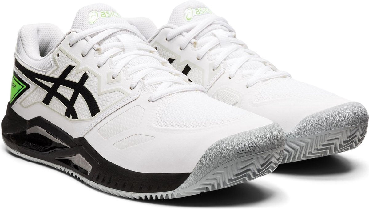 Asics Gel-Challenger 13 Sportschoenen - Maat 42.5 - Vrouwen - Wit - Zwart