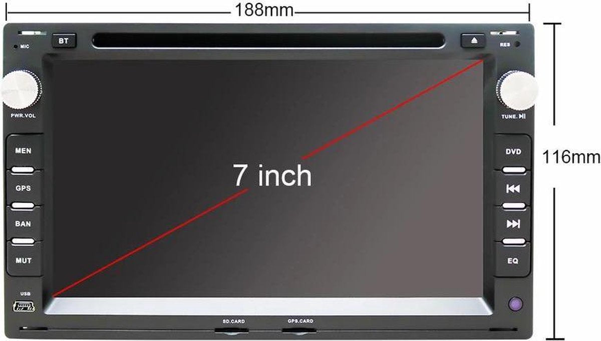 Volkswagen Bora 1998-2005 Polo 6n2 9n 1999 - 2009 Golf 4 Passat b5 1996 - 2005 Android 10 navigatie en multimediasysteem Bluetooth USB WiFi 2+32GB