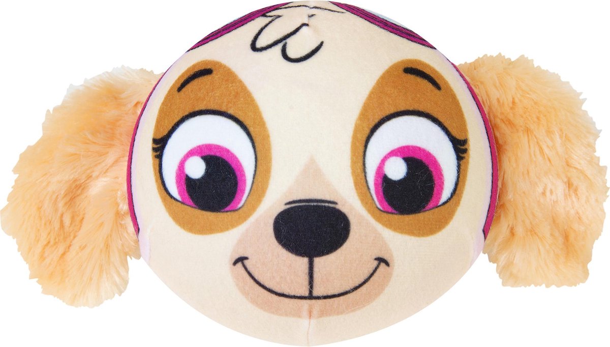 Nickelodeon Paw Patrol Speel Bal met Pluchen Omhulsel Skye – 15x24x10cm | Bal om Over te Gooien | Speelgoed voor Jongens en Meisjes | Karakter Bal