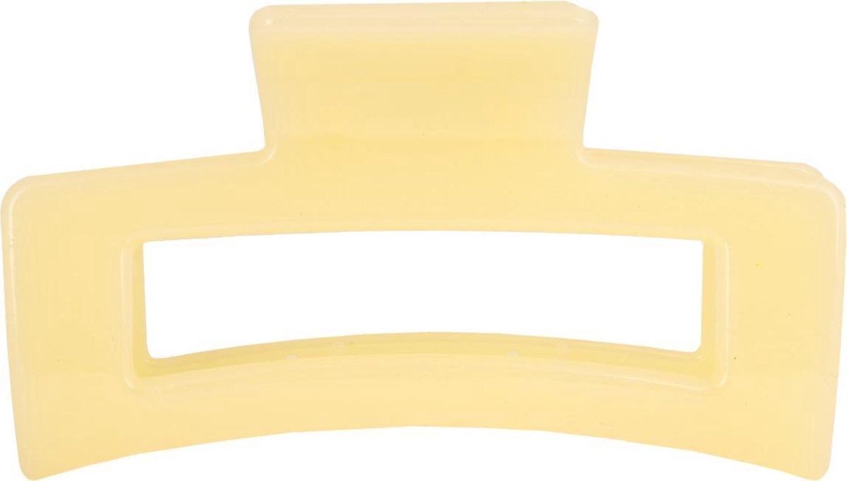 Hair claw clip yellow