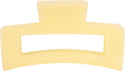Hair claw clip yellow