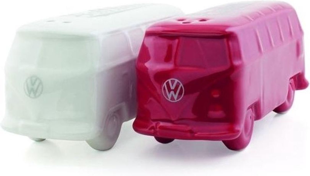 Brisa peper en zoutstrooier set Volkswagen T1 bus - Rood