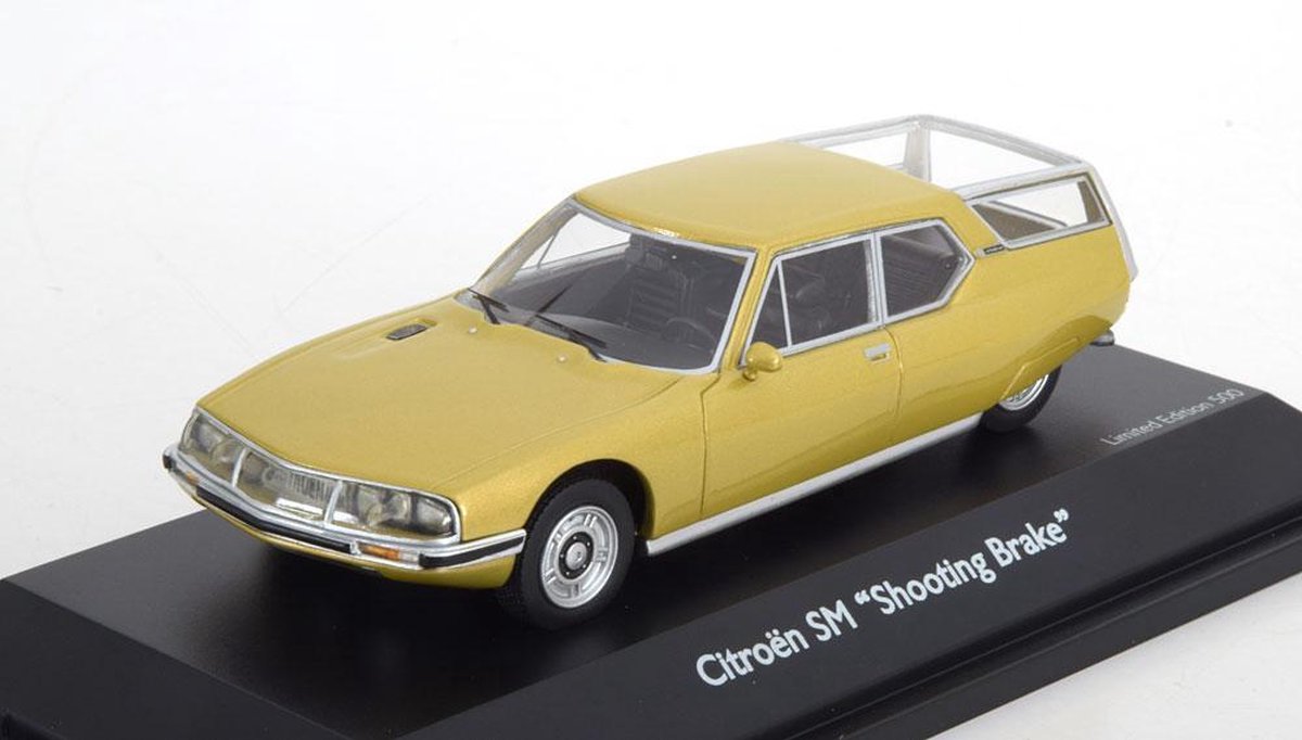 Citroen SM Shooting Break 1970 Goud Metallic 1-43 Schuco Pro.R Limited 500 Pieces