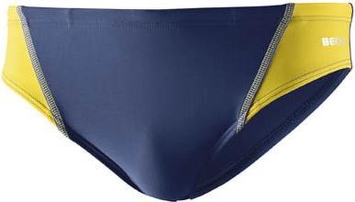 Beco Zwemslip Heren Polyamide Elastaan Blauw/geel Maat S
